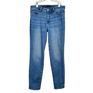 Talbots Women's Slim Ankle Crop Medium Wash Stretch Denim Jeans Casual 8 30
